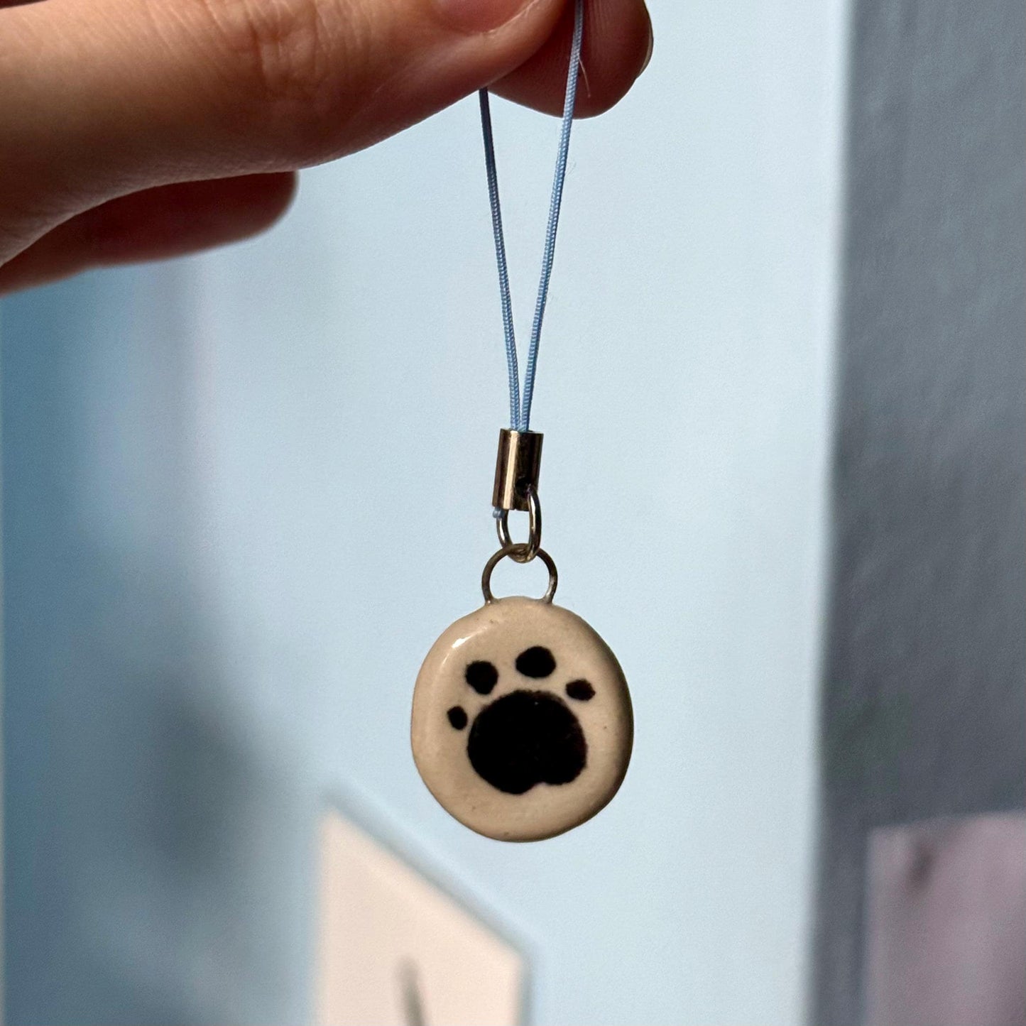 Animal Paw Ceramic Charms | Phone Strap, Necklace, Jewellery