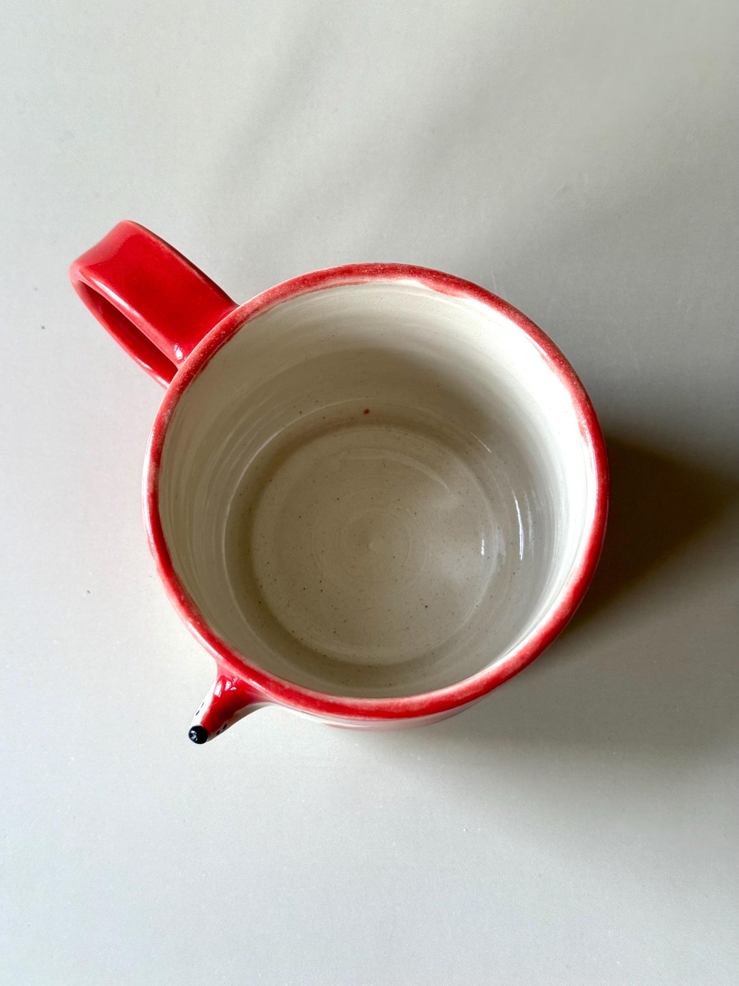 Red Fox Unique Handmade Ceramic Mug