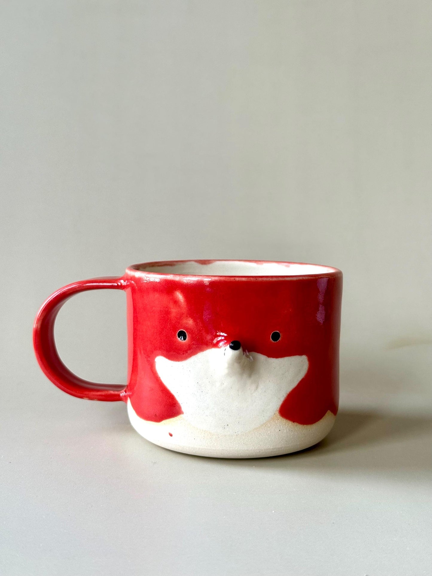 Red Fox Unique Handmade Ceramic Mug