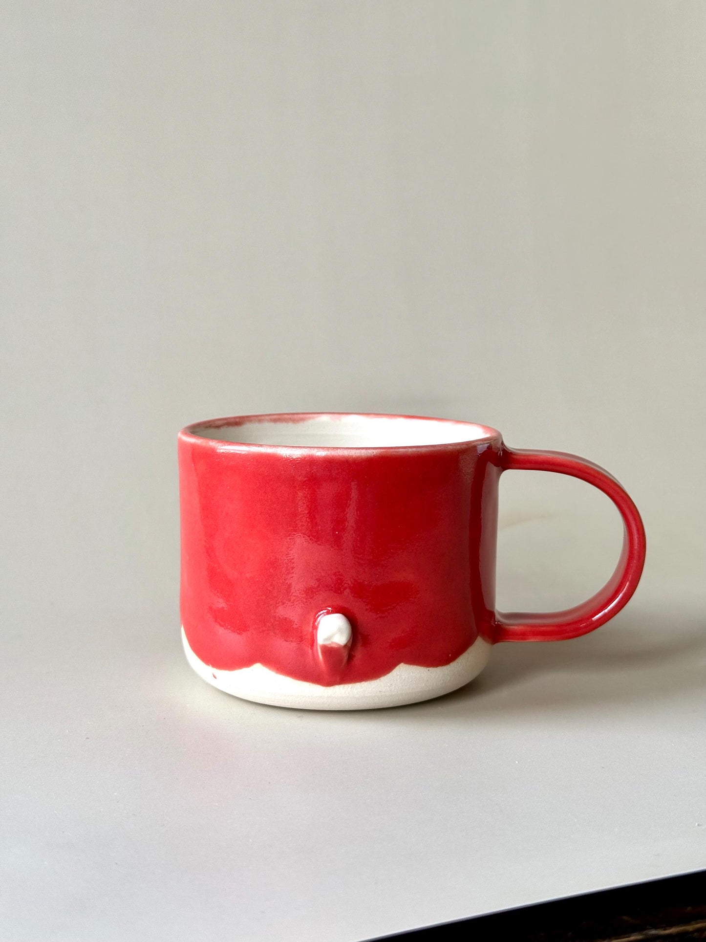 Red Fox Unique Handmade Ceramic Mug