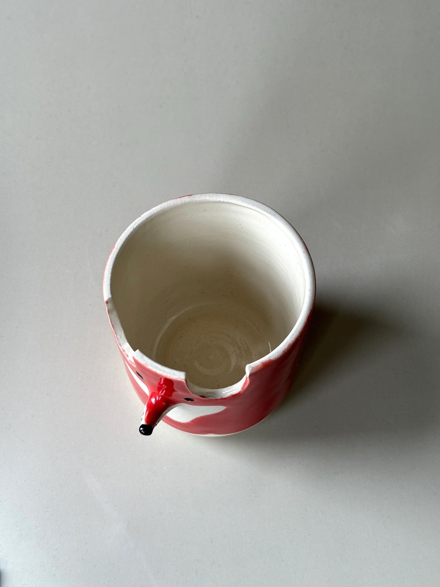 Red Fox Glasses Holder & Pen Pot for Desk / Study / Organisation