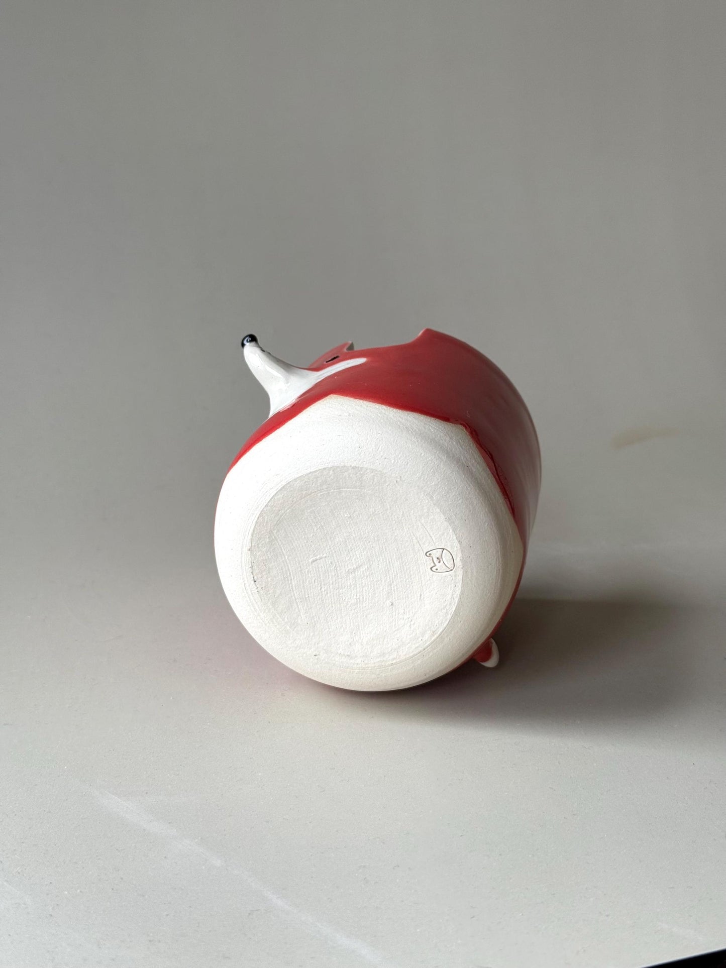 Red Fox Glasses Holder & Pen Pot for Desk / Study / Organisation
