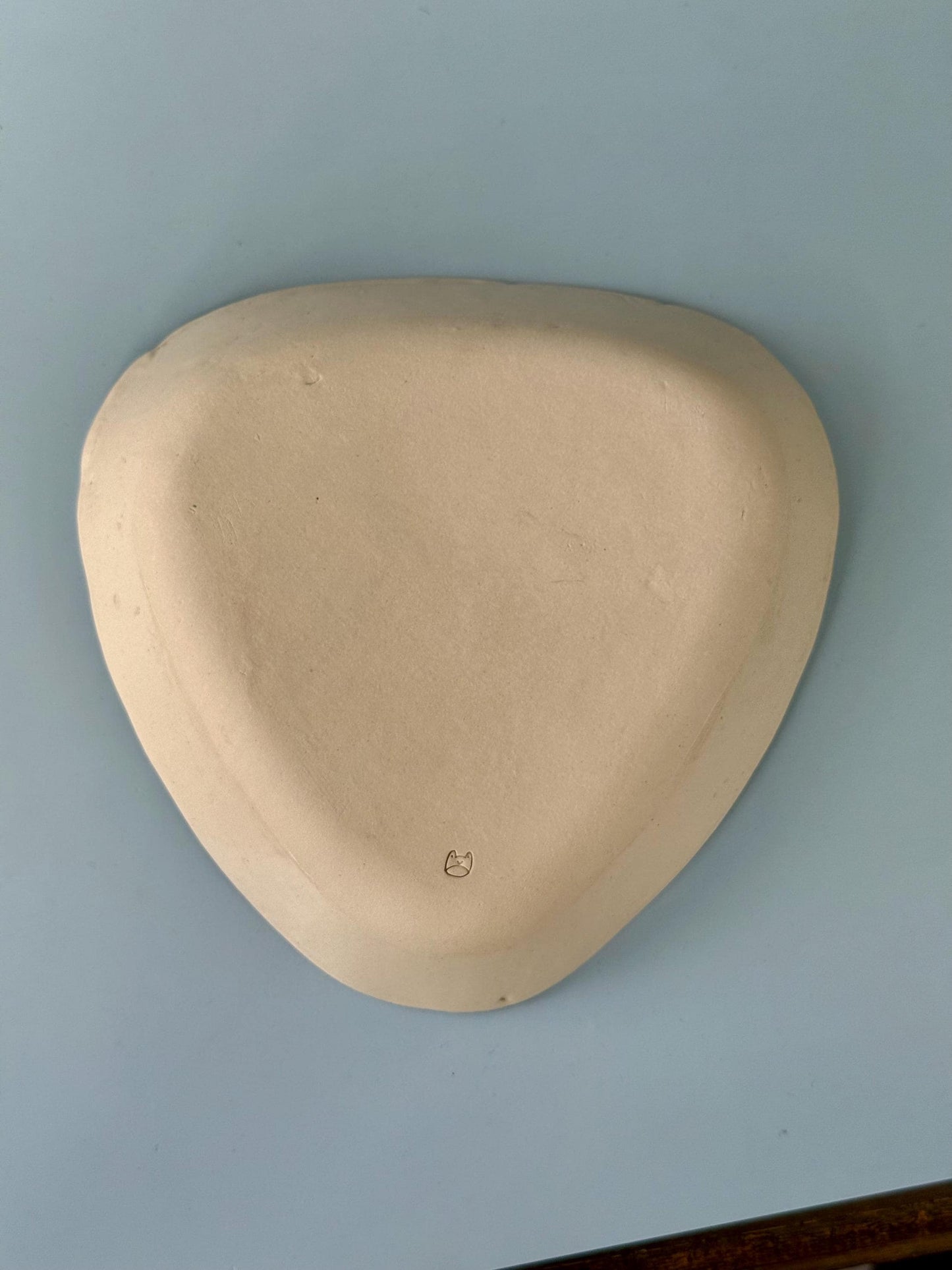 Pink Fish Triangle Plate