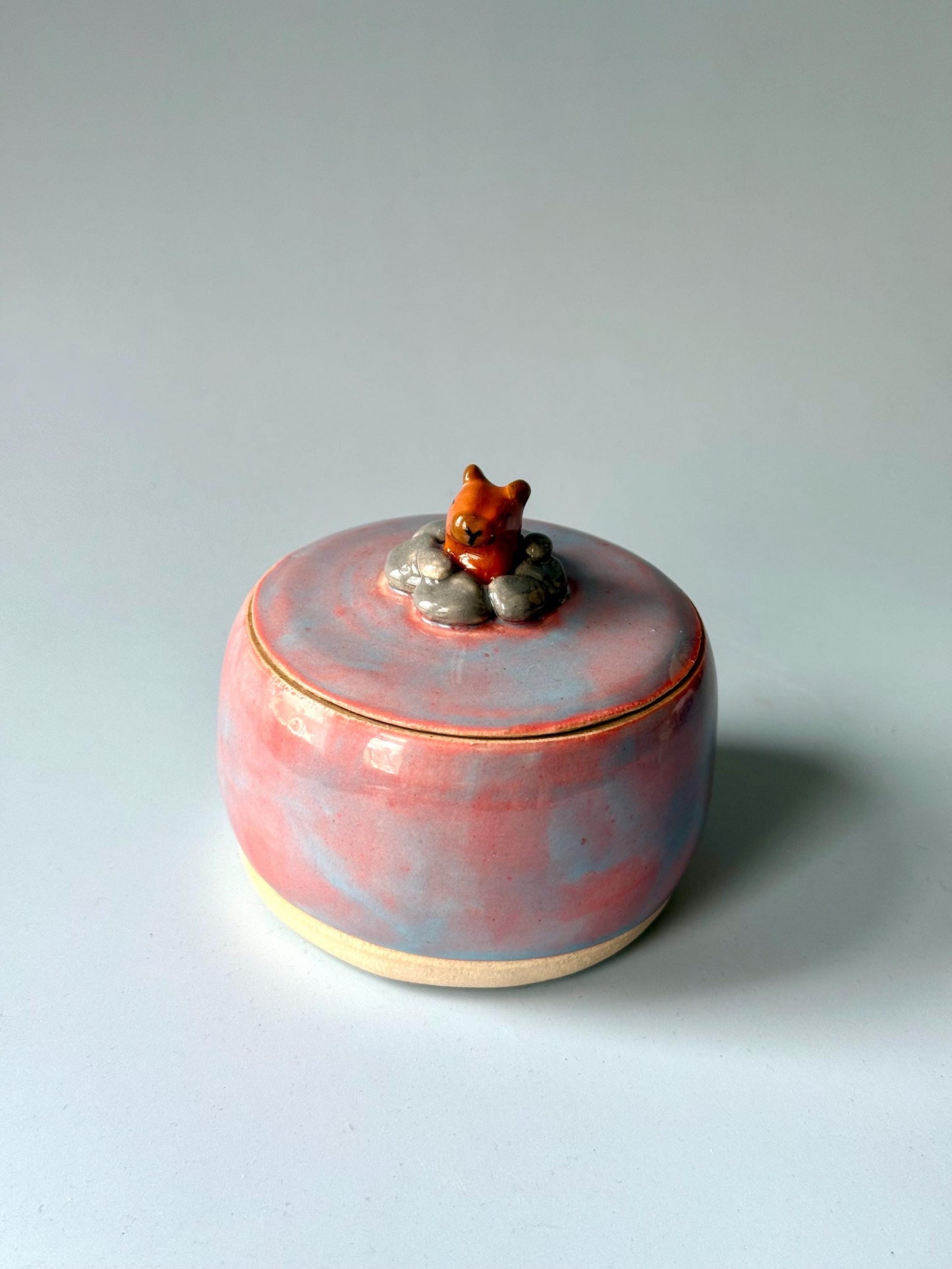 Capybara Hot Spring Ceramic Jar / Pot