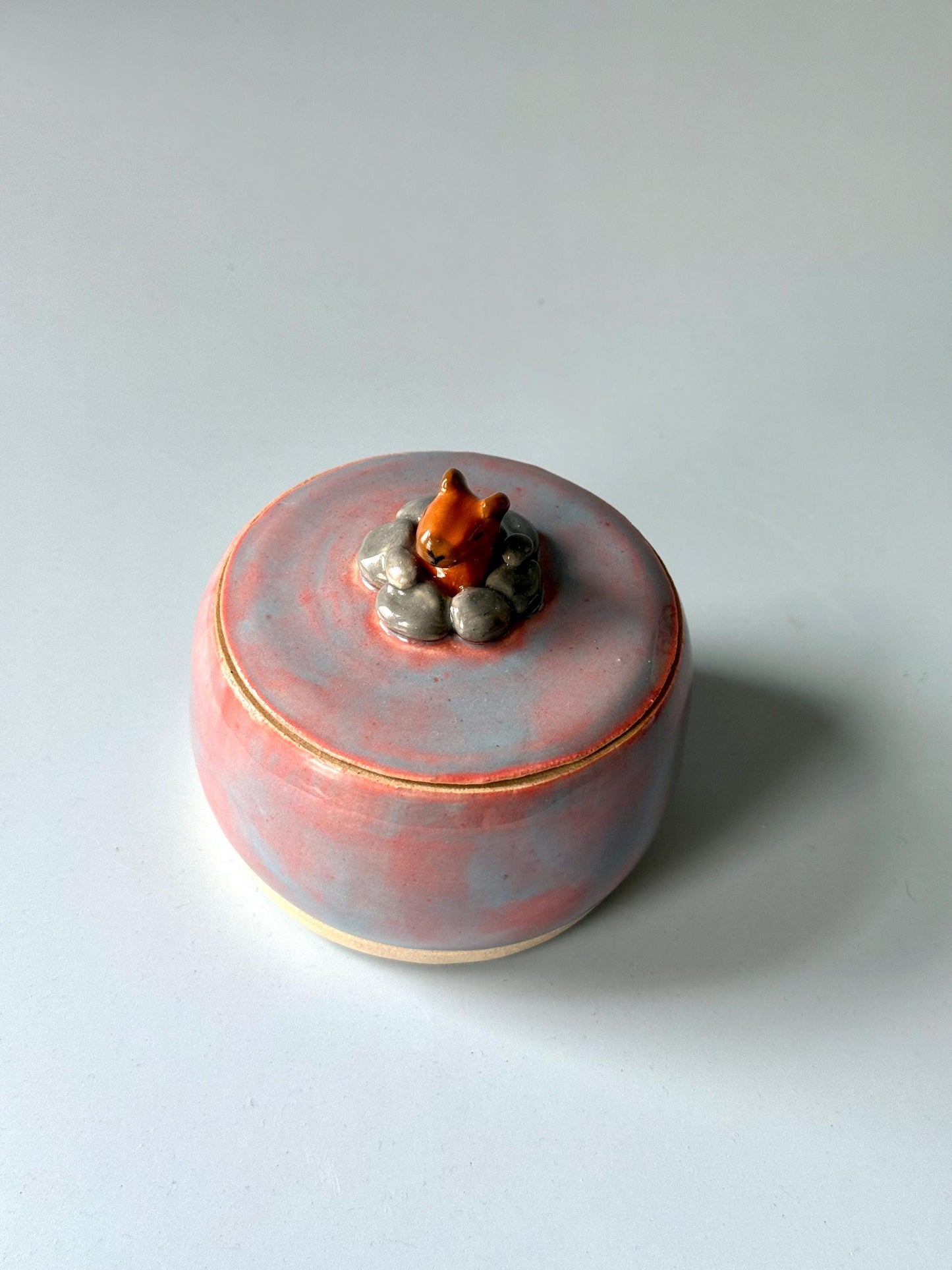 Capybara Hot Spring Ceramic Jar / Pot