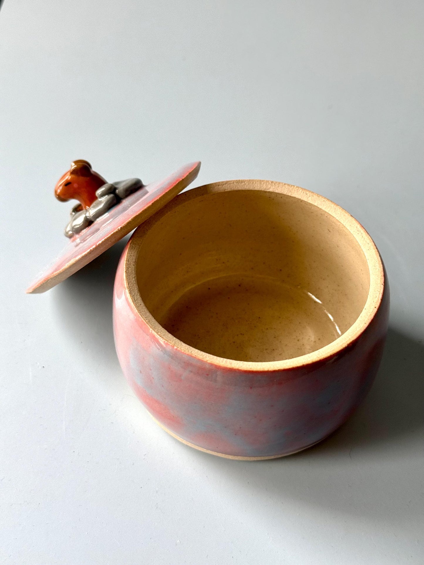 Capybara Hot Spring Ceramic Jar / Pot