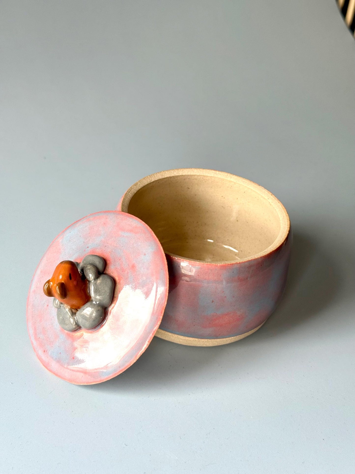 Capybara Hot Spring Ceramic Jar / Pot