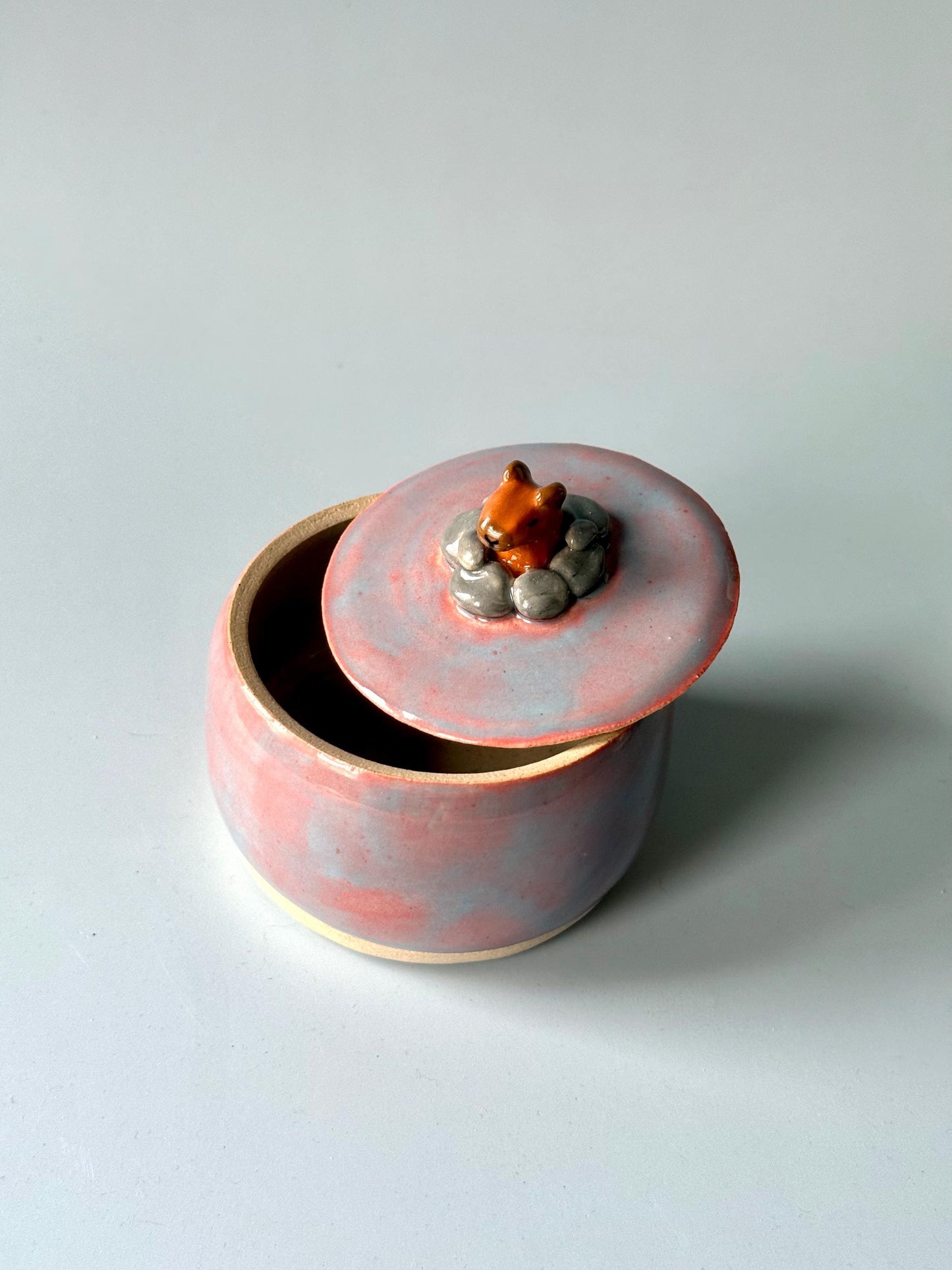 Capybara Hot Spring Ceramic Jar / Pot
