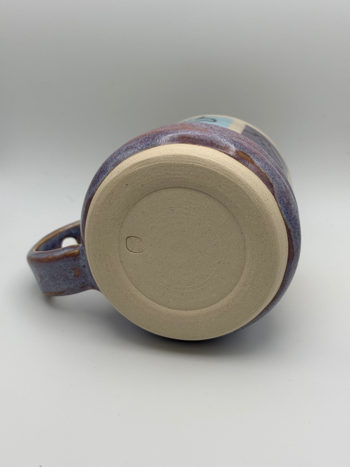 Lavender Bubbled Cat Mug 2