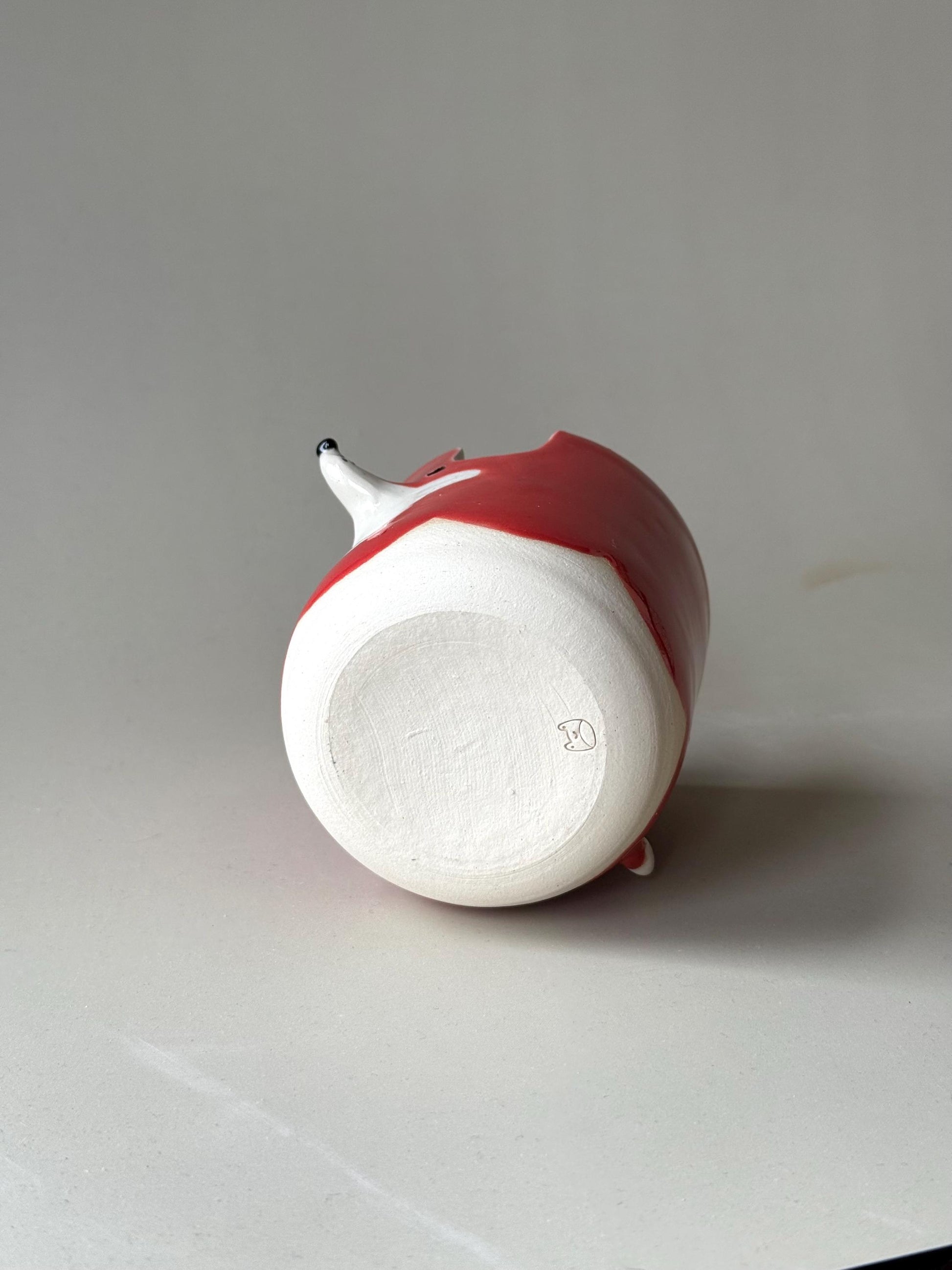Red Fox Glasses Holder & Pen Pot for Desk / Study / Organisation