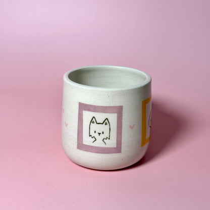 Pup Dog Portrait Handmade Handpainted Unique Mug 2