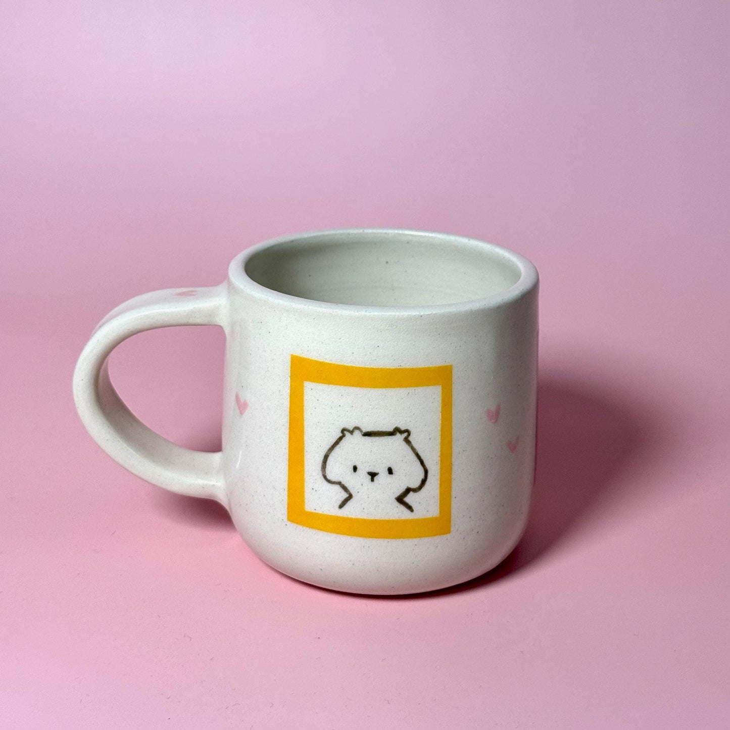 Pup Dog Portrait Handmade Handpainted Unique Mug 2