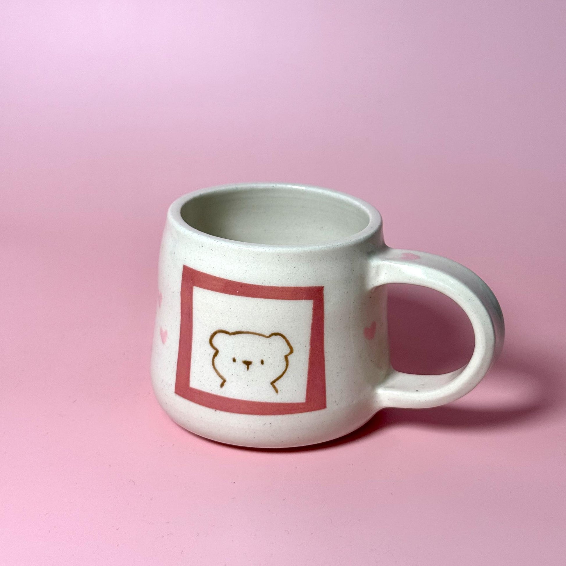 Pup Dog Portrait Handmade Handpainted Unique Mug 3