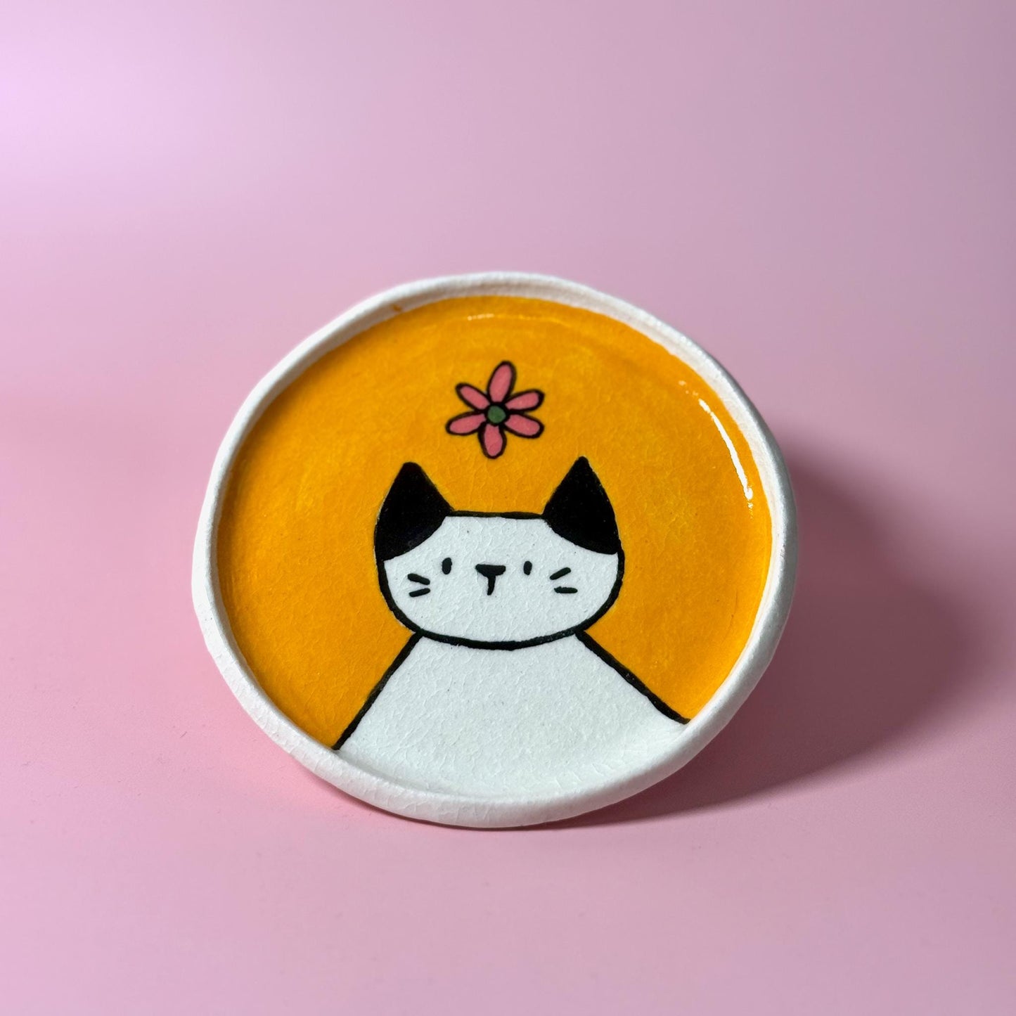 Cat Series Trinket Dish Key Holder Coaster