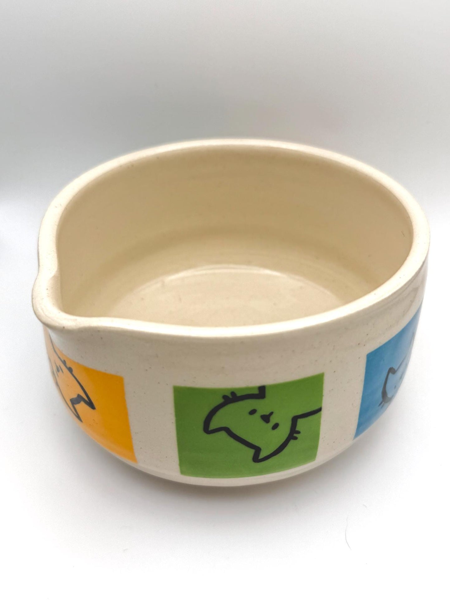 Colourful Cats Matcha Ceramic Chasen Bowl