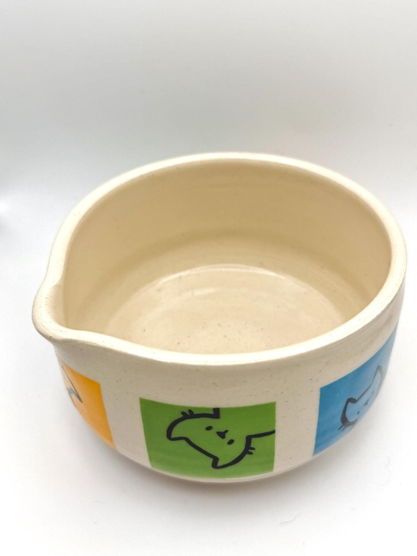 Colourful Cats Matcha Ceramic Chasen Bowl