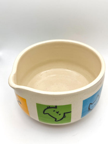 Colourful Cats Matcha Ceramic Chasen Bowl